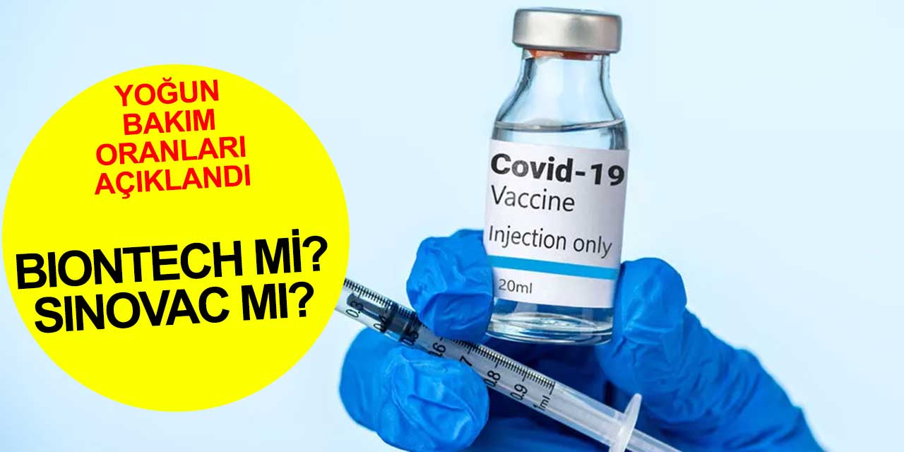 Sinovac aşısı olanların yoğun bakım oranı açıklandı