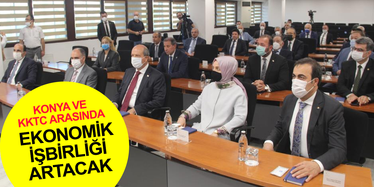 KKTC Cumhurbaşkanı Tatar Konyalı iş adamlarıyla buluştu