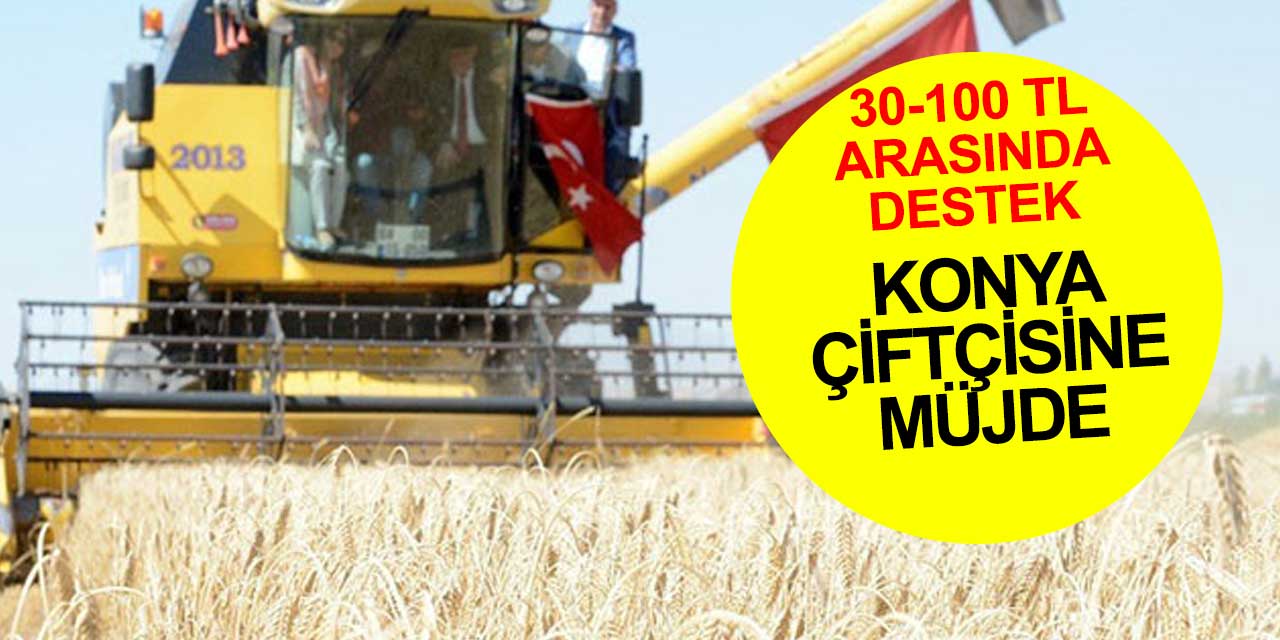 Konya çiftçisine müjdeli haber Cumhurbaşkanı Erdoğan'dan geldi! Kuraklık nedeniyle kaybı olan çiftçiye destek