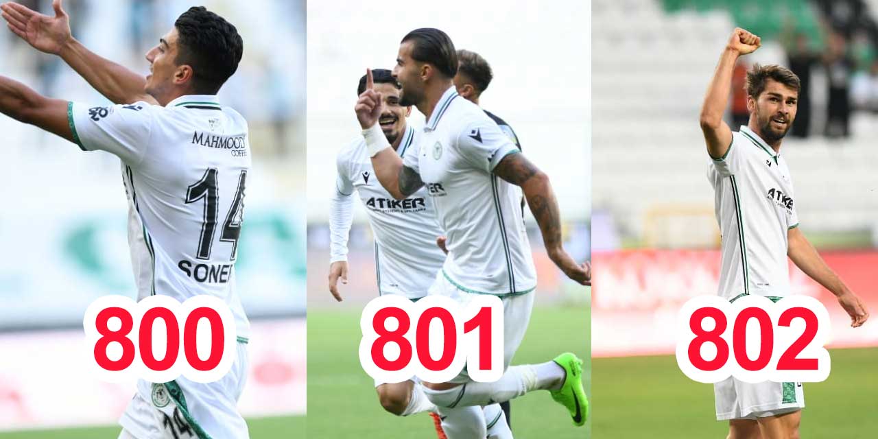 Konyaspor taktı fişi bitirdi işi! 802 kere maşallah