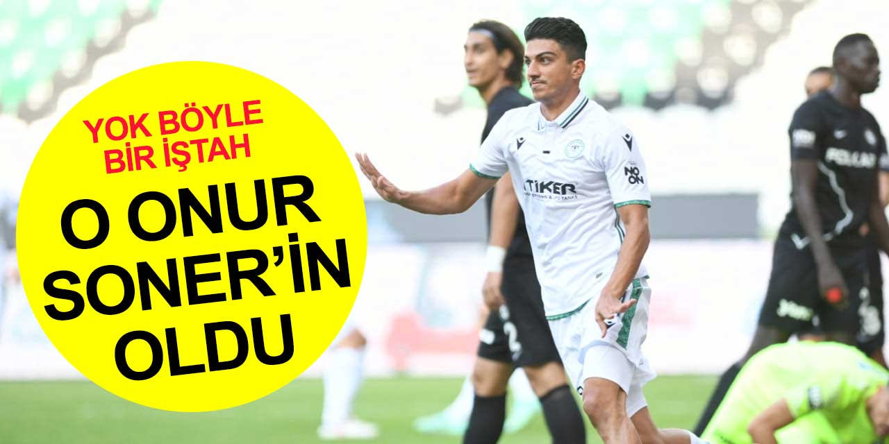 Konyaspor’un 800. Golü Soner Dikmen’den! Tarihe geçti