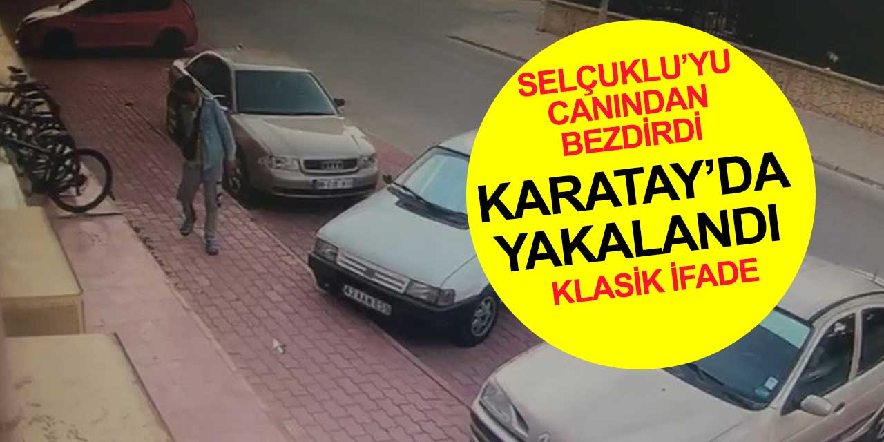 Konya'da kameralarla tespit edilen bisiklet hırsızı yakayı ele verdi! İlk ifadesinde tanımadığı kişilerden bahsetti