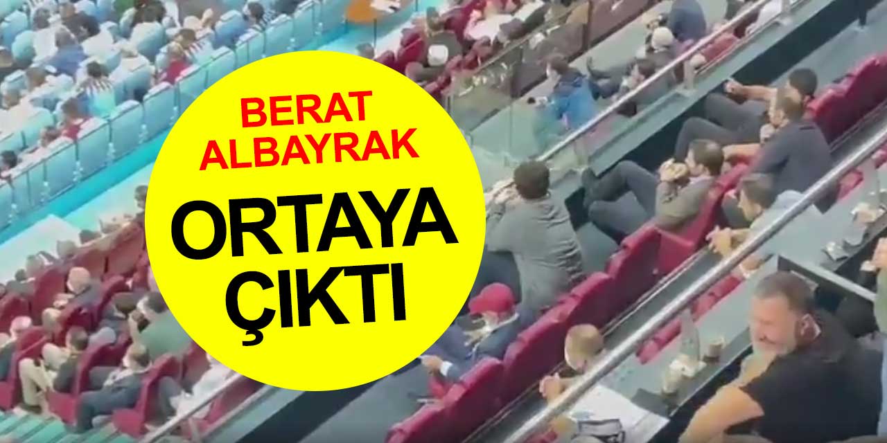 Berat Albayrak ortaya çıktı