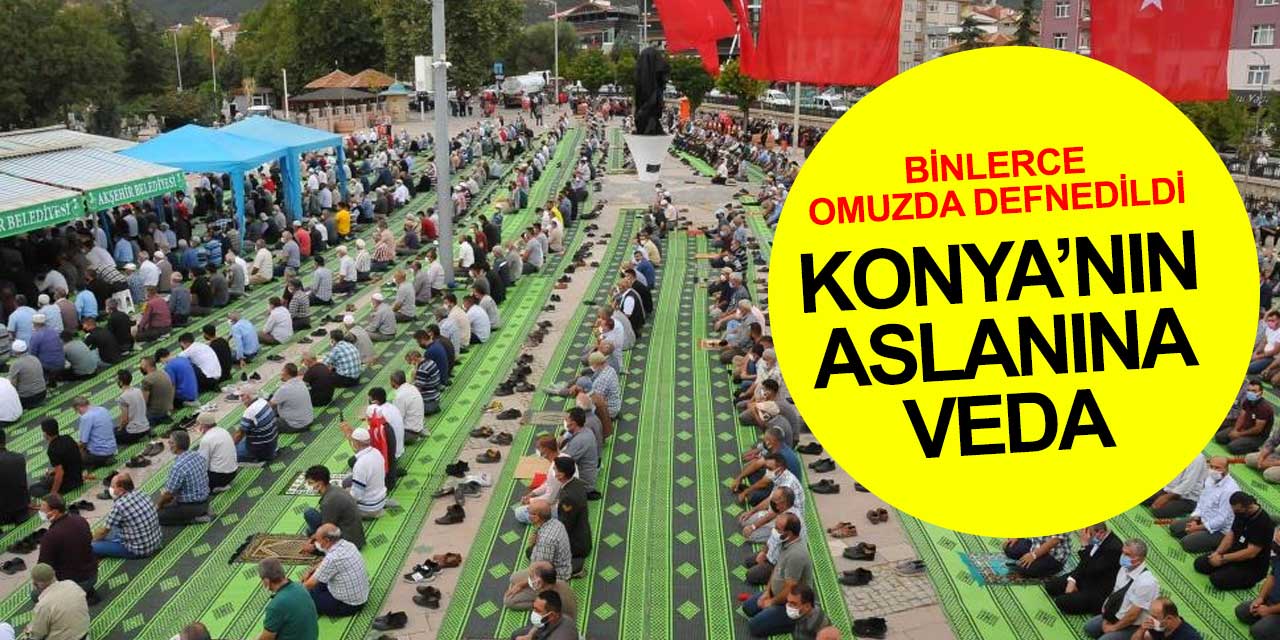 Konya aslanına veda etti! Şehit Ömer Faruk Erdem anne ve babasına kavuştu
