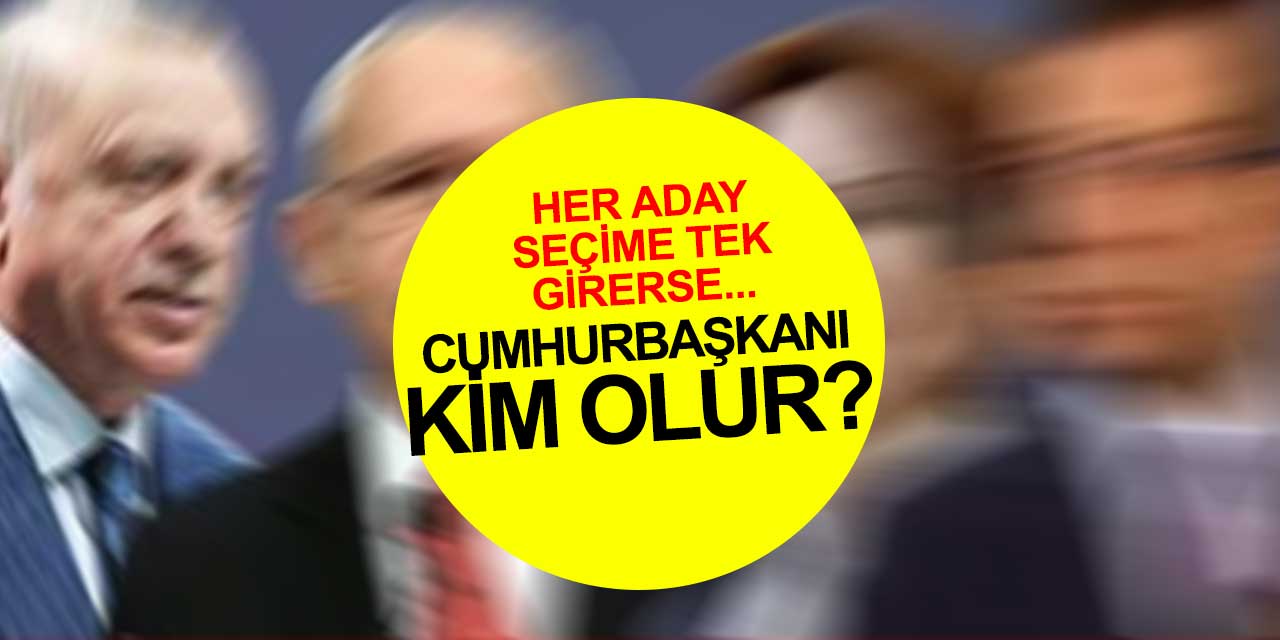 Cumhurbaşkanlığı seçiminde her aday tek başına yüzde kaç oy alıyor?