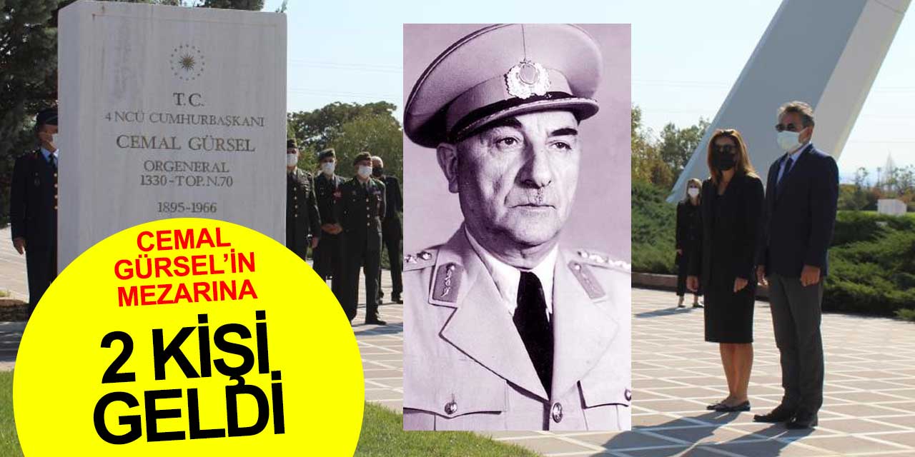 Vay Cemal Gürsel vay! 2 kişiyle tören