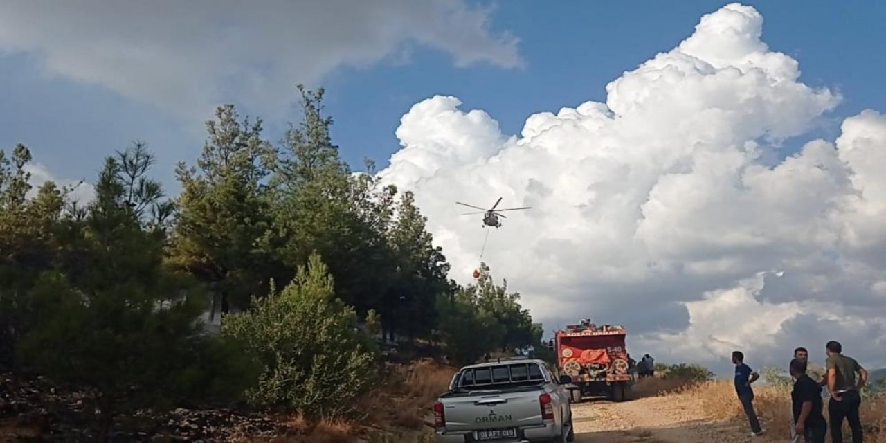 Kozan’da orman yangını!