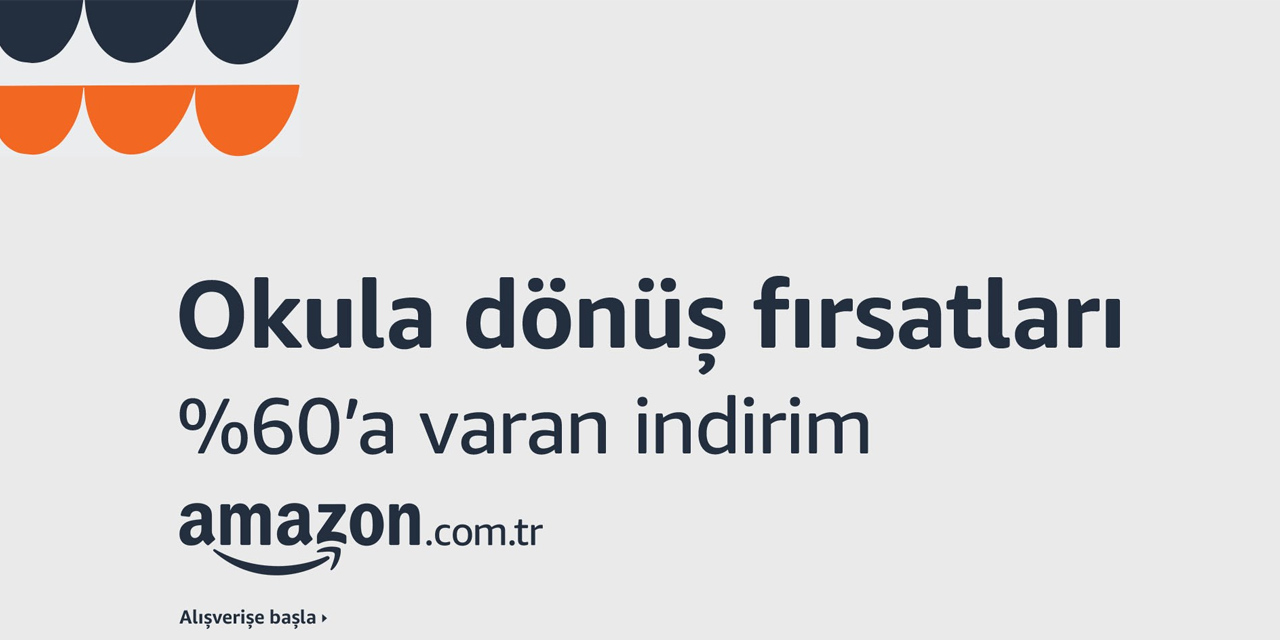 Amazon.com.tr’de okula dönüş fırsatları yüzde 60'a varan indirimlerle sürüyor
