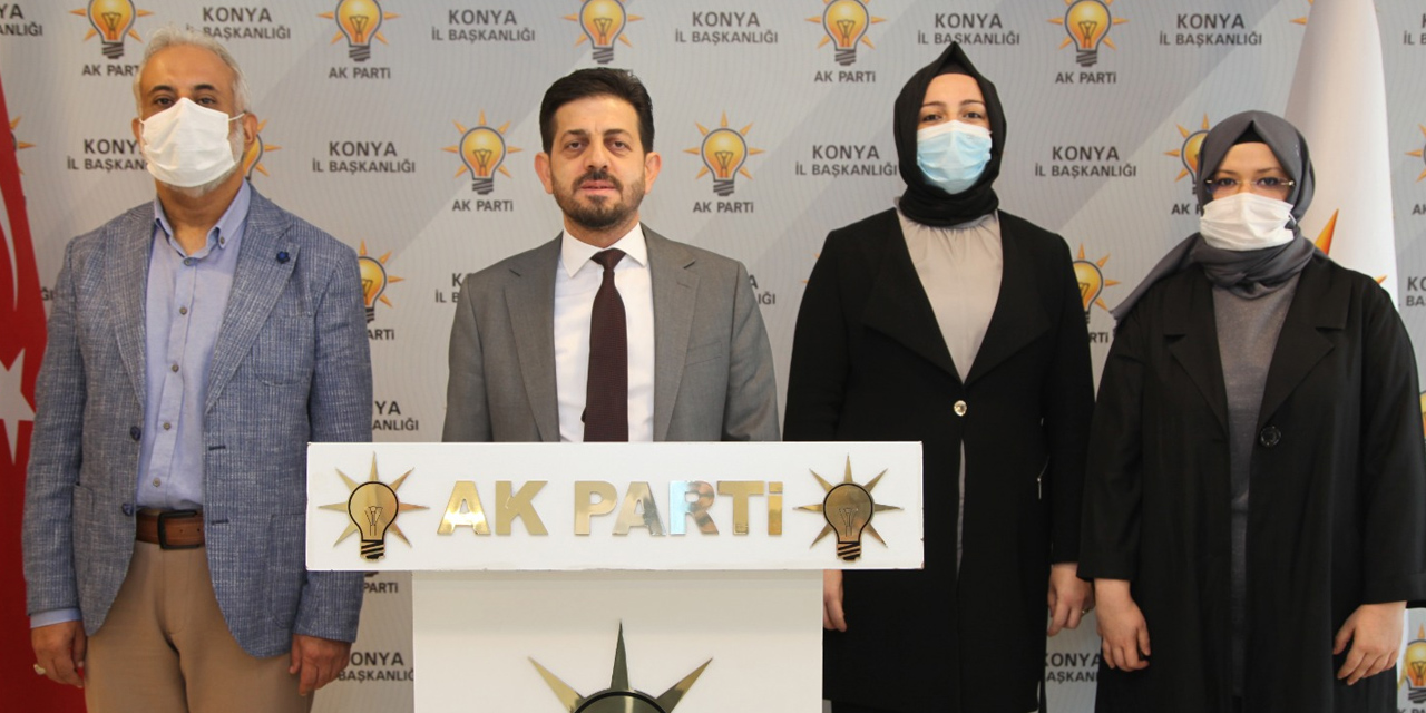 AK Parti Konya Adnan Menderes ve yol arkadaşlarını unutmadı