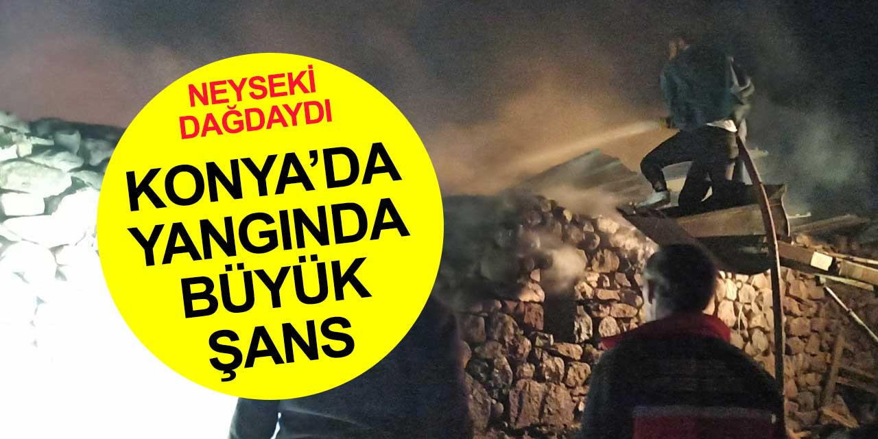 Konya'da yangınlar durmuyor! Yüzlerce hayvanın canını o hareket kurtardı