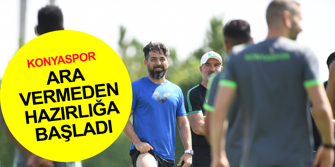 Konyaspor'da Trabzonspor maçı hazırlığı başladı