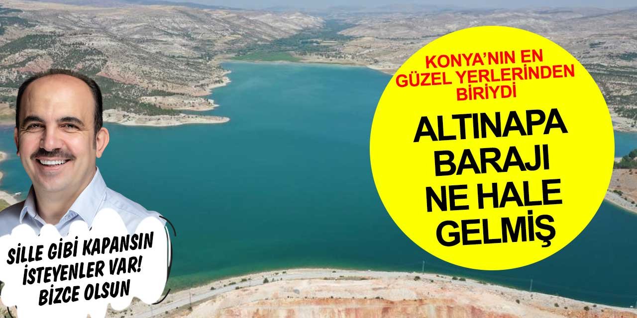 Altınapa Barajı'nı ne hale getirmişler