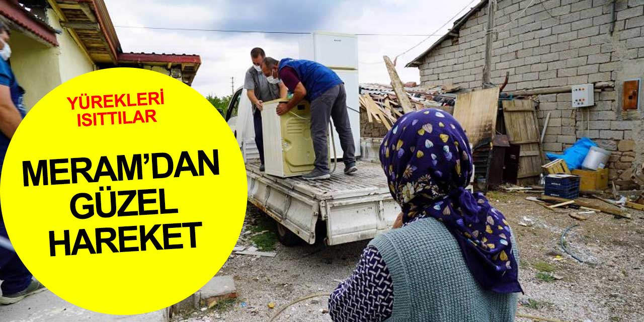 Meram Belediyesi'nden güzel hareket