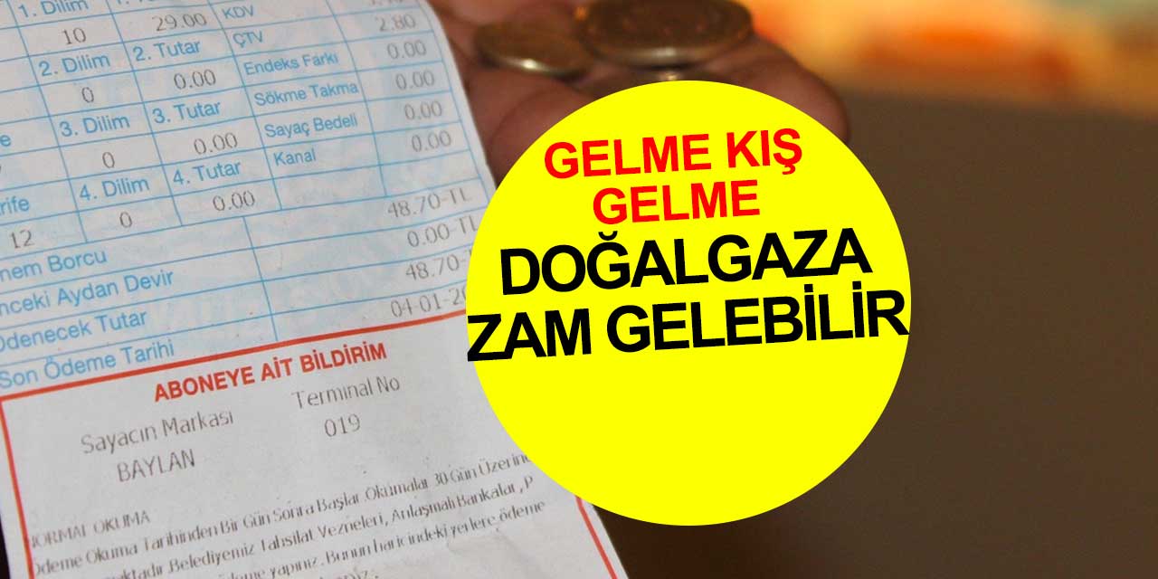 Türkiye'ye kış gelmesin! Doğalgaza zam geliyor