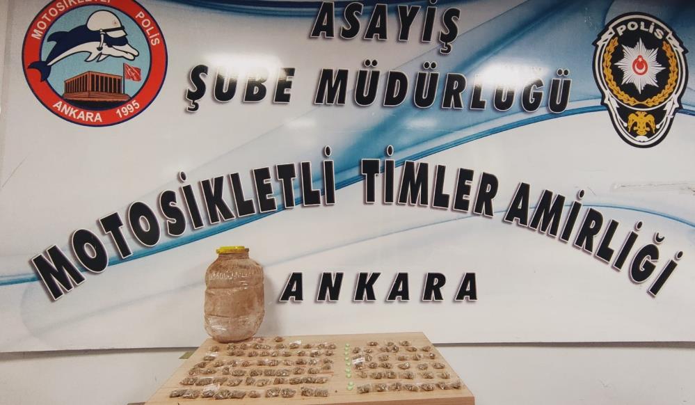 Ankara'da uyuşturucu operasyonu! 32 paketi ele geçirildi