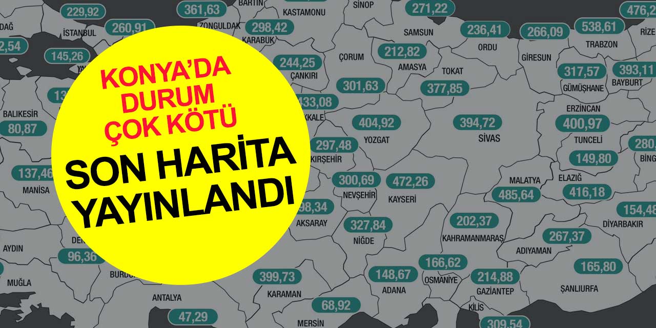 Konya'nın son vaka sayıları açıklandı! Rakam bir türlü düşmüyor