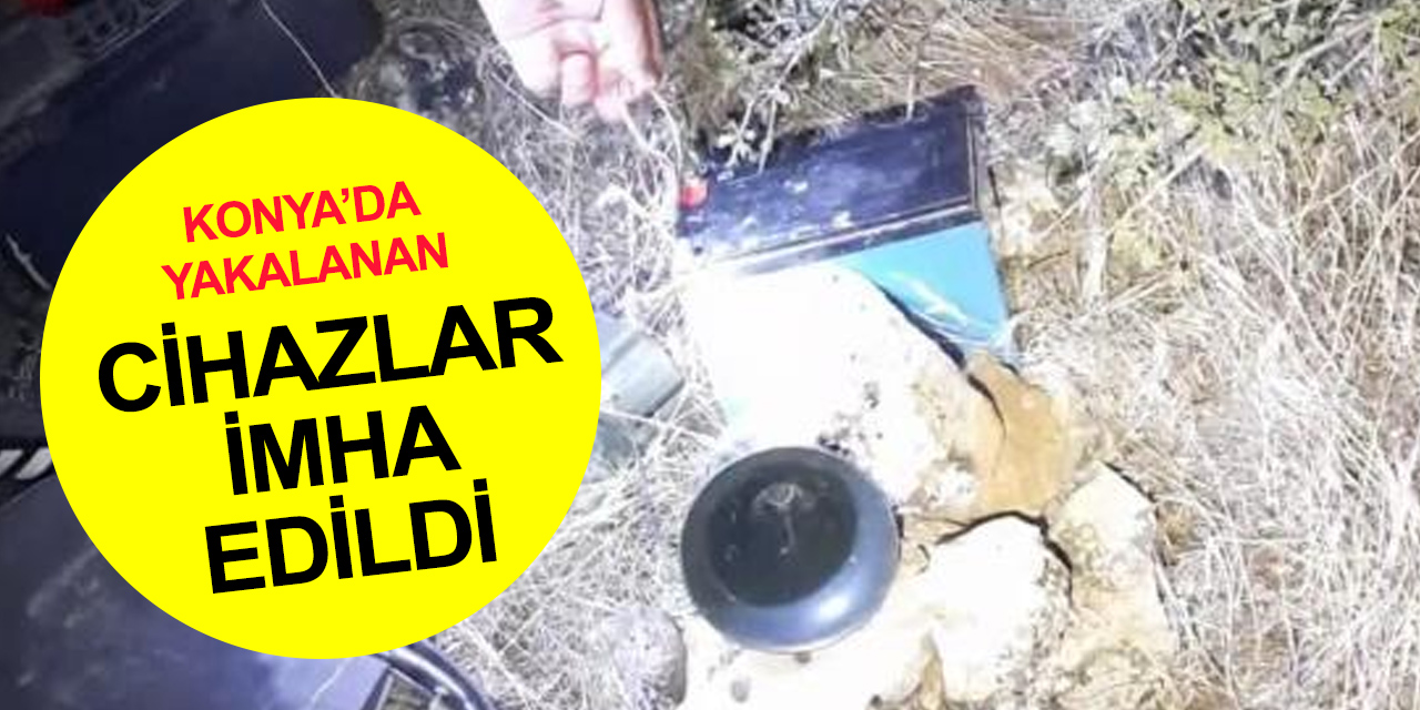 Konya’da avda kullanılması yasaklanan bıldırcın ses cihazları yakalandı
