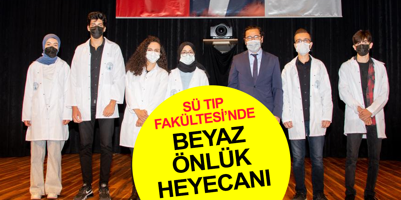 Selçuk Üniversitesi Tıp Fakültesi'nde 210 hekim adayı beyaz önlük heyecanı yaşadı