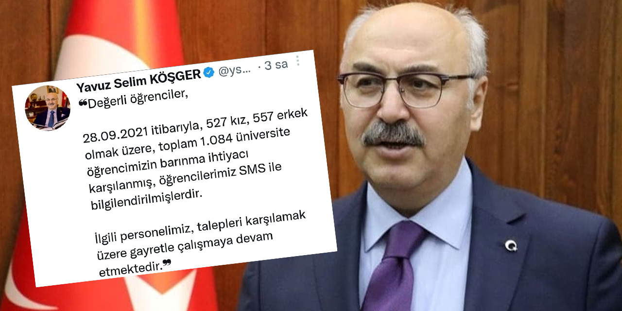 İzmir Valisi Köşger'den yurt açıklaması! Bin 84 üniversite öğrencisinin barınma ihtiyacı karşılandı