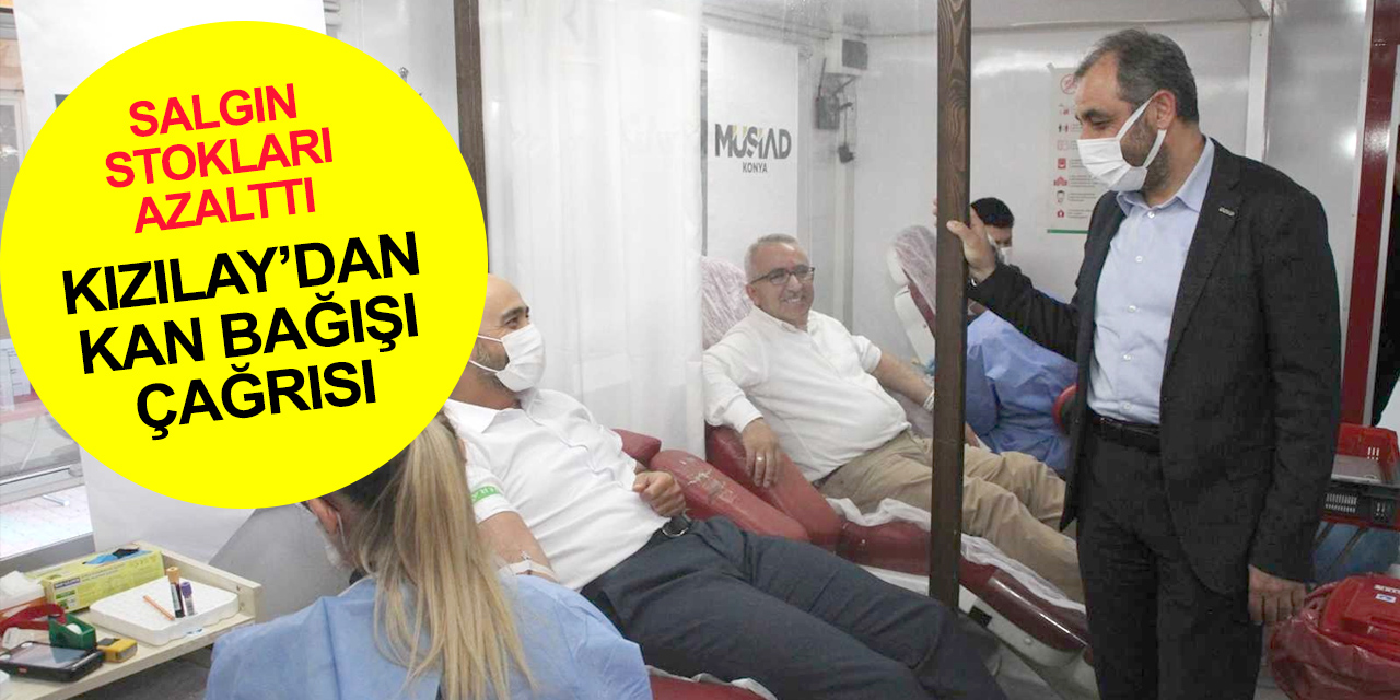 MÜSİAD Konya'dan Kızılay'a kan desteği