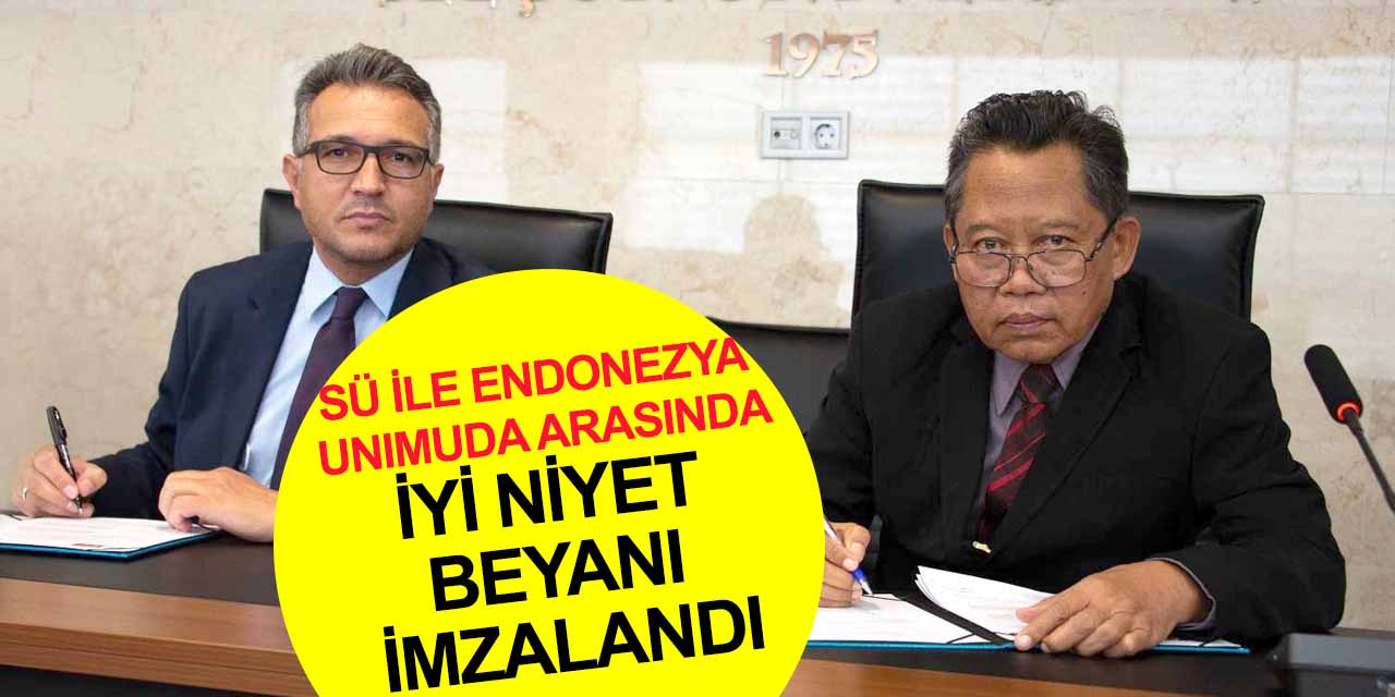 Konya'dan Endonezya'ya iyi niyet beyanı! Selçuk ve UNIMUDA Üniversiteleri imza attı