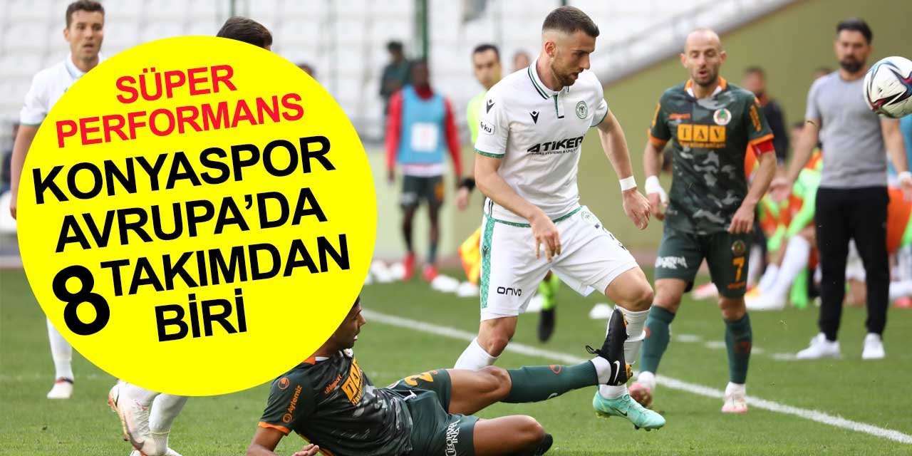 Konyaspor Avrupa’da 8 takımdan biri oldu