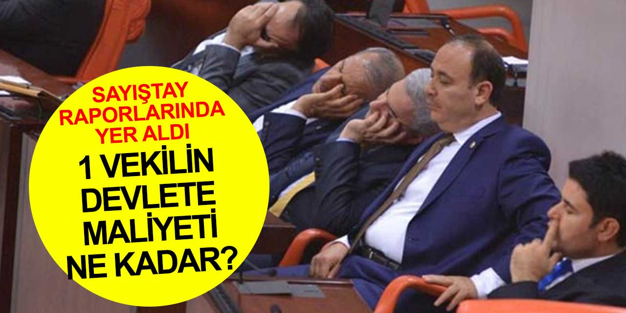 1 milletvekilinin devlete aylık maliyeti ne kadar?