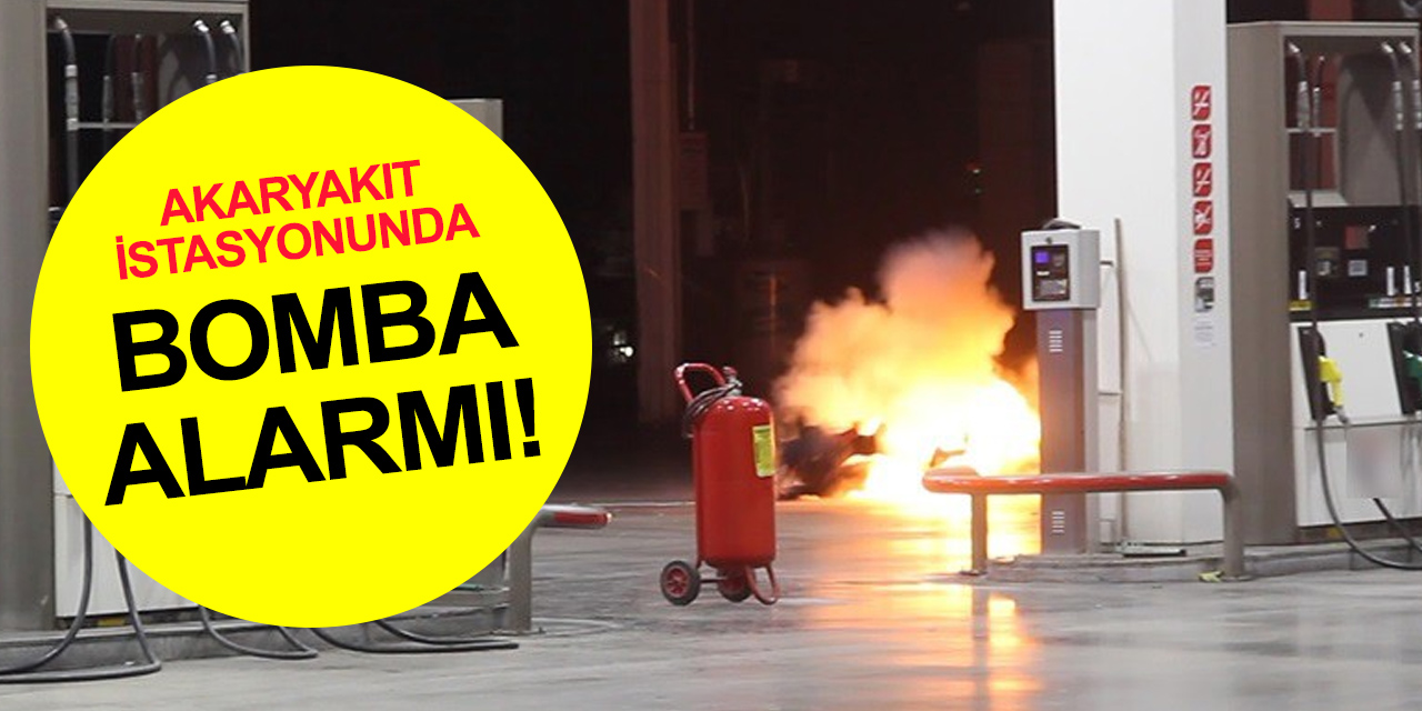 Konya'da bomba alarmı! Akaryakıt istasyonuna bırakılan valizler korkuttu