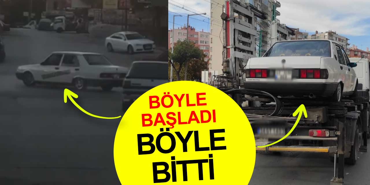 Olur böyle vakalar Konya polisi yakalar! 6 bin 700 lira ceza yedi aracı men edildi