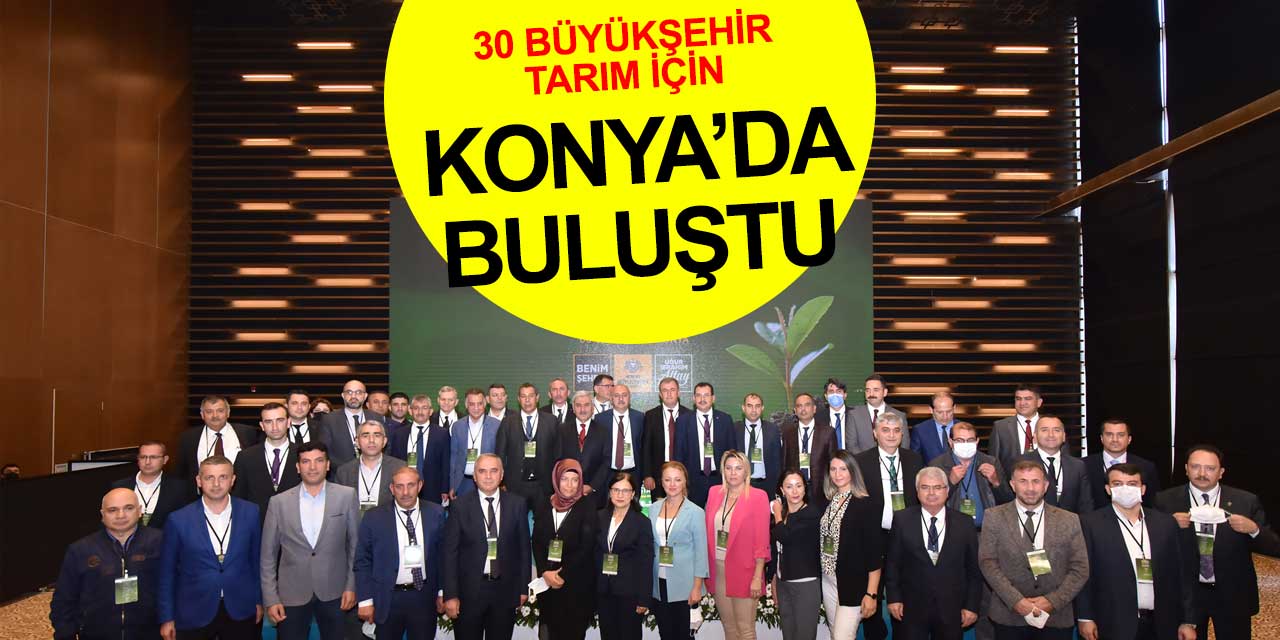 Türkiye'nin 30 büyükşehiri Konya'da buluştu