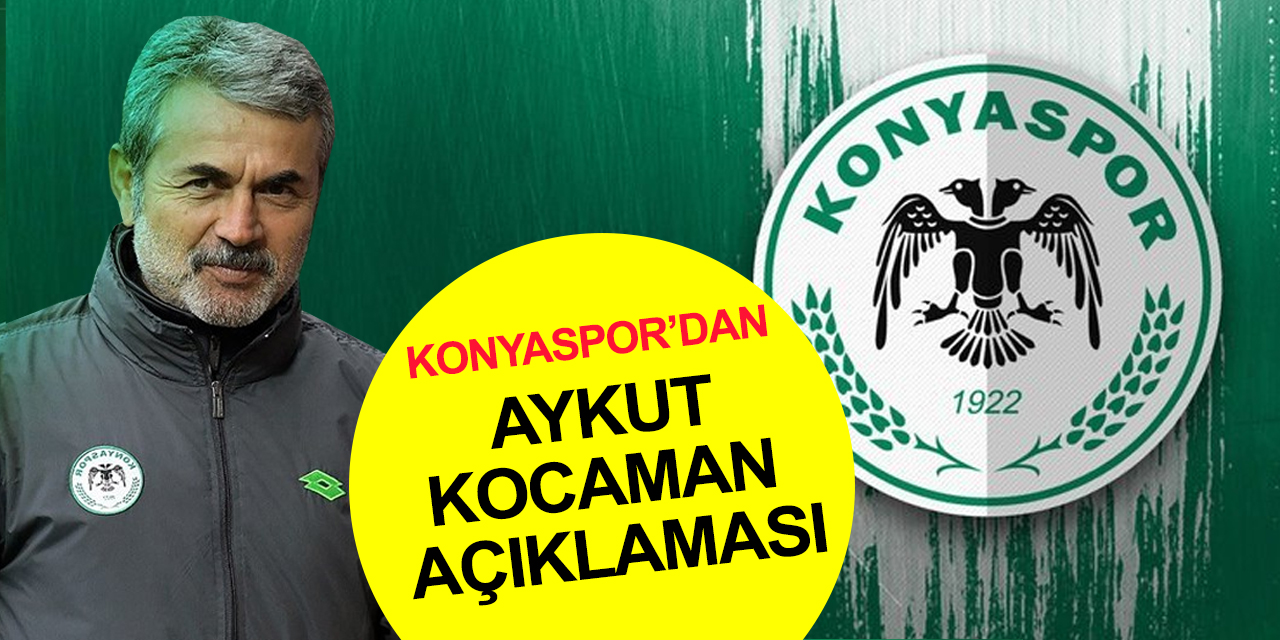 Konyaspor’dan Aykut Kocaman haberlerine yalanlama