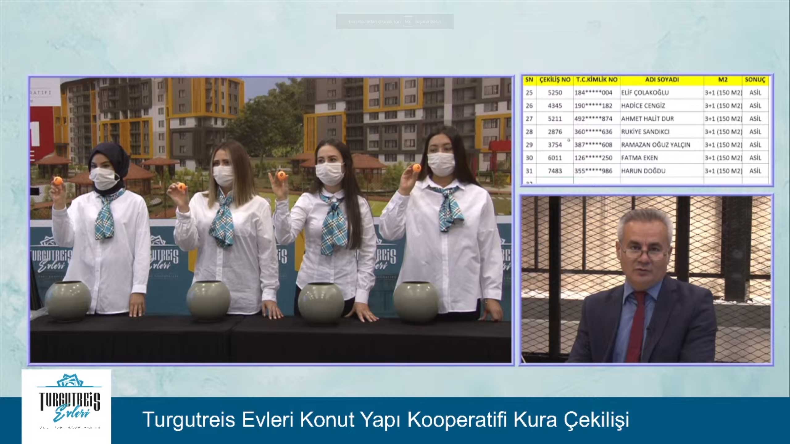 Meram Belediyesi Turgutreis Evleri kura sonuçları