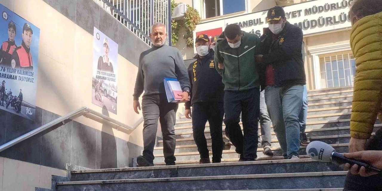 Kuyumcudan 20 milyonluk mücevheri gasp eden 2 Sırbistanlı uçağa binerken yakalandı