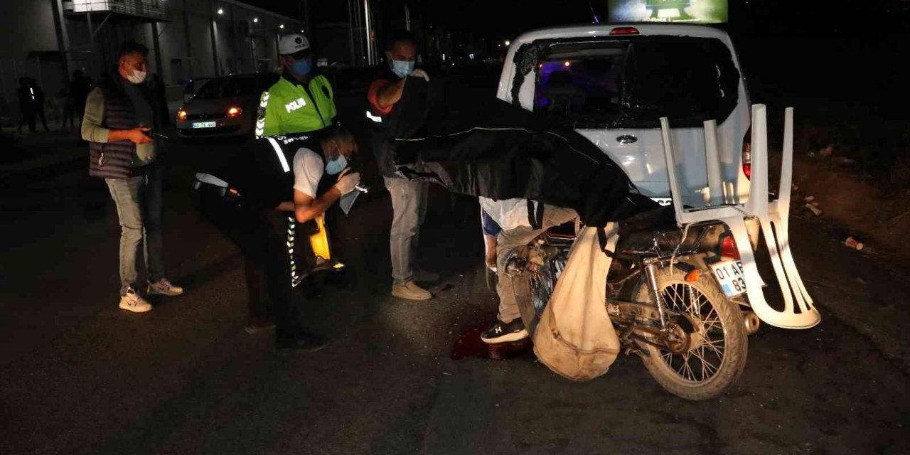 Park halindeki araca motosikletiyle çarpan Hamit Sarmaşık öldü