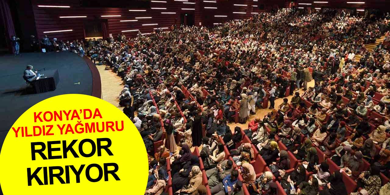 Konya Kitap Günleri'ne yıldız yağmuru! Ziyaretçiler akın akın geliyor