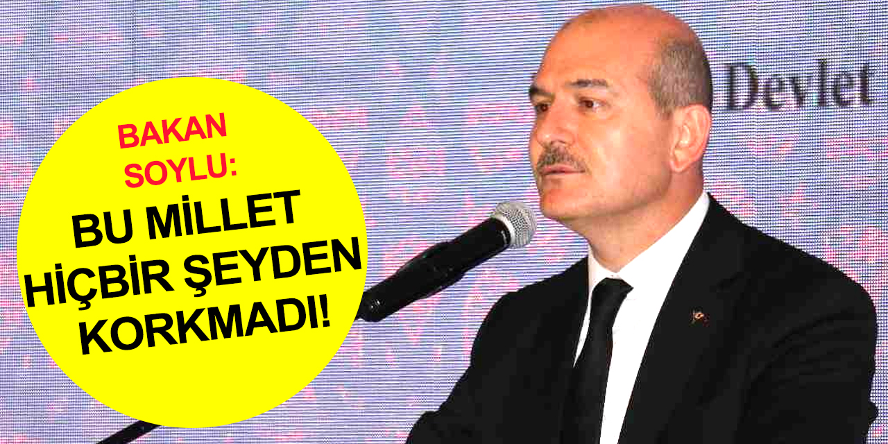 Bakan Soylu’dan CHP lideri Kılıçdaroğlu’nun tehditlerine cevap: Demirden korksak trene binmeyiz!