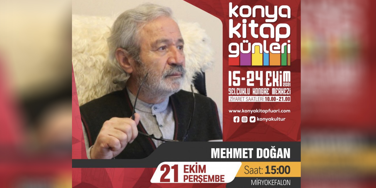 TYB Şeref Başkanı D. Mehmet Doğan yarın Konya Kitap Günleri’nde