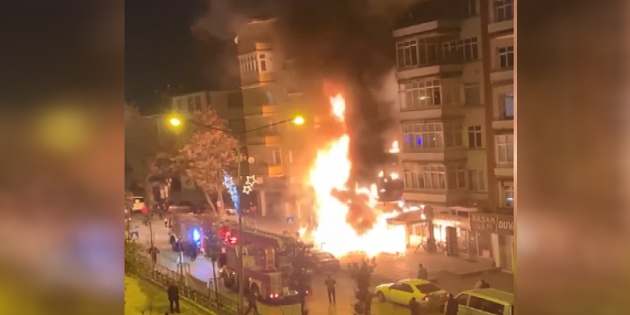 Doğalgaz sızıntısı 5 katlı binayı küle çevirdi! Yanan evlerini gözyaşlarıyla izlediler