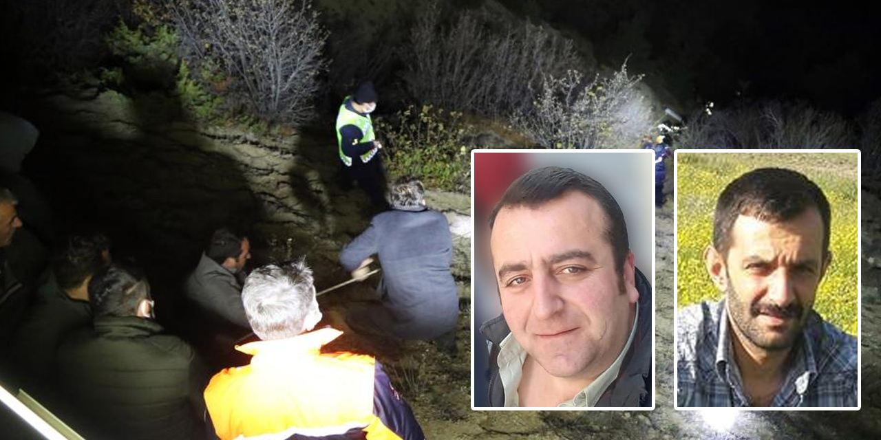Yayladan dönen kamyonet uçuruma yuvarlandı! 2 ölü 1 yaralı
