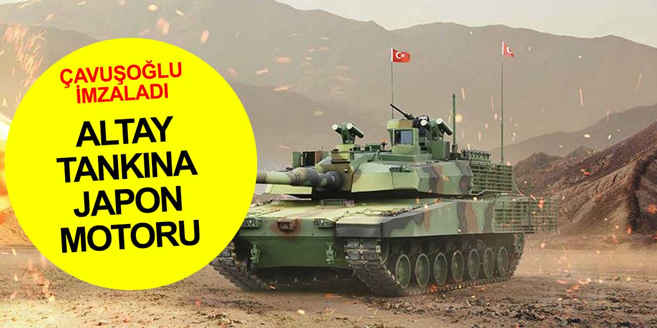 Altay tankına Japon motoru