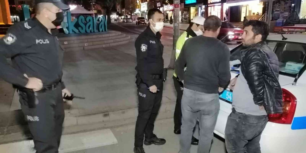 Aksaray'da alkollü sürücü ehliyeti kaptırsa da “Kanuna karşı boynumuz kıldan ince” dedi