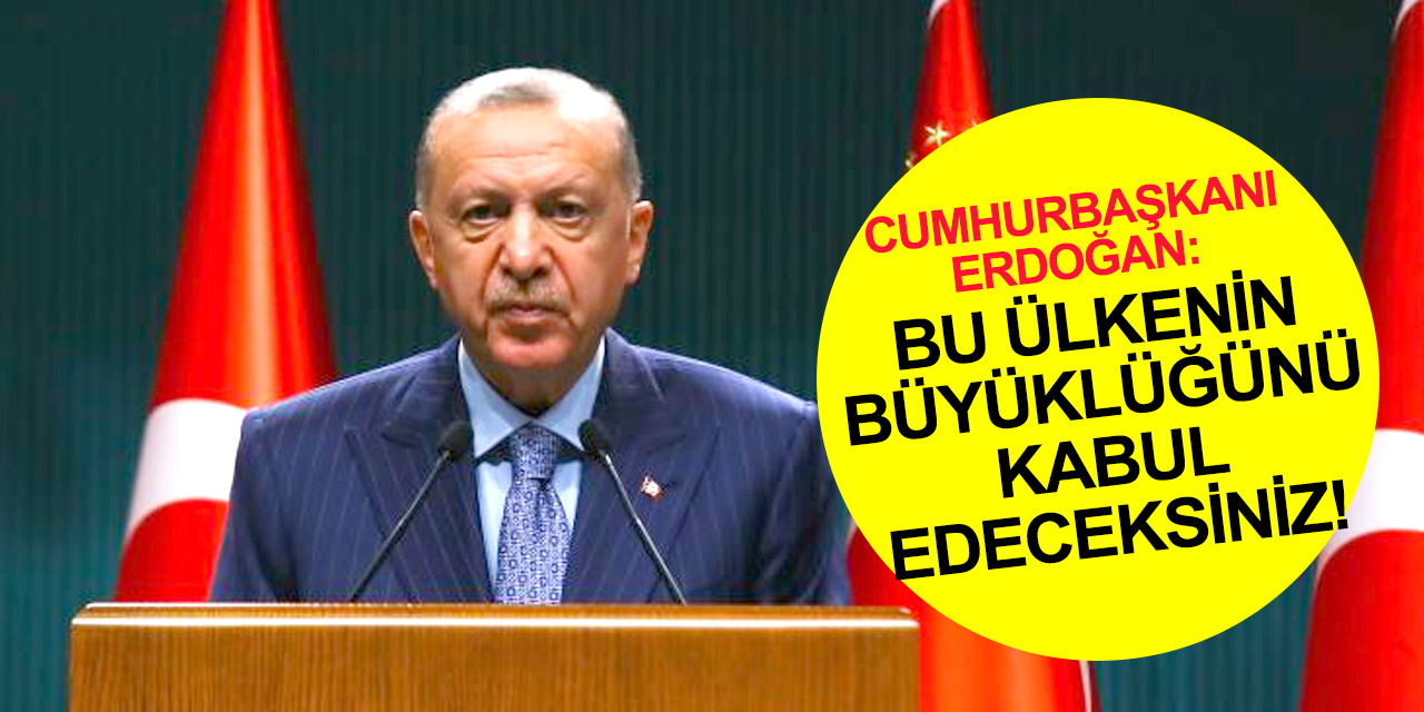Cumhurbaşkanı Erdoğan: Diplomasinin de, siyasetin de, ekonominin de dilini çözeli çok oldu!