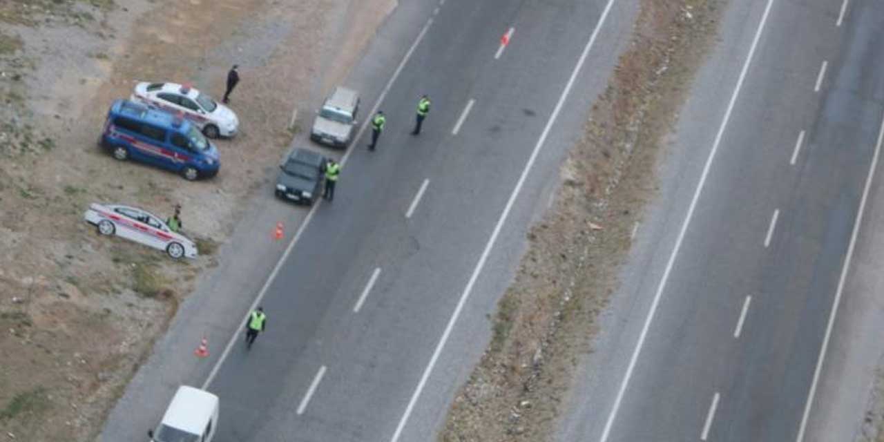 Konya'da helikopter trafik için havalandı! Kurallara uymayanlar havadan denetlendi