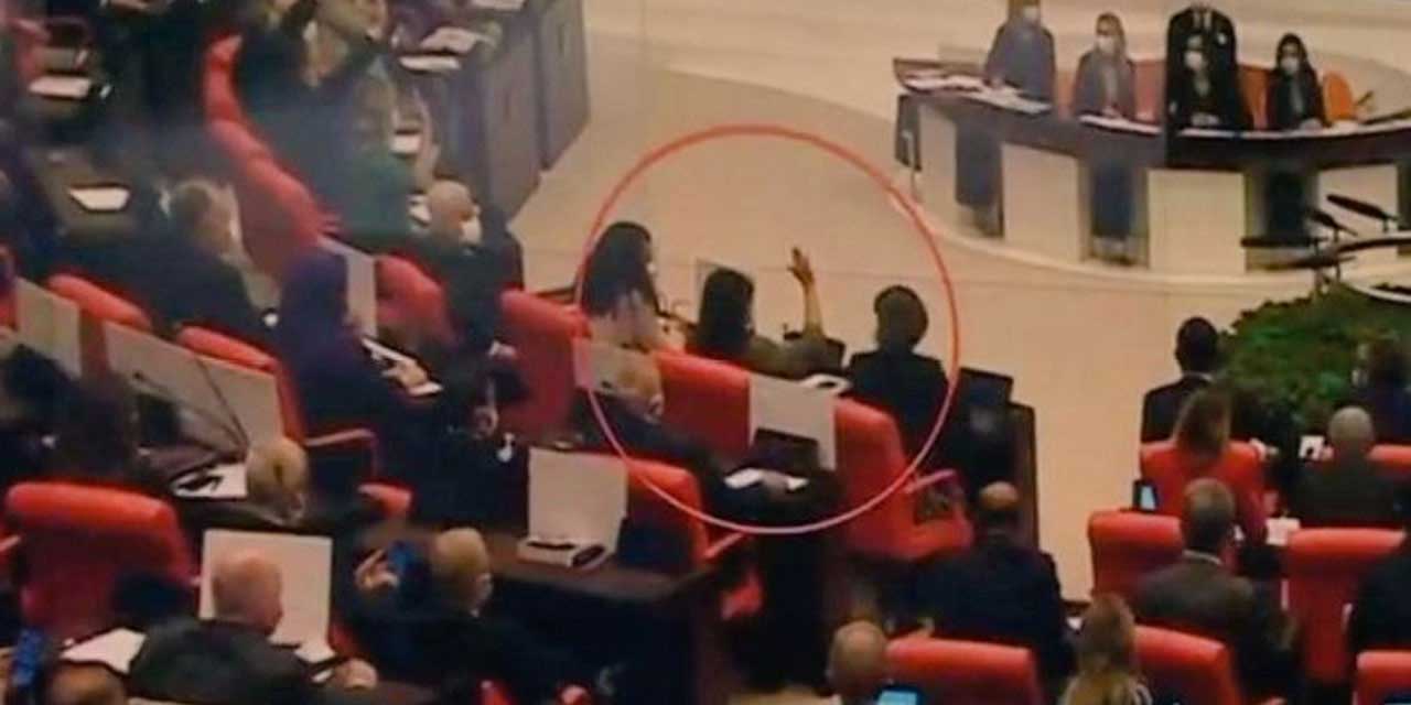 Tezkere oylamasında HDP'li Pervin Buldan da el kaldırdı - VİDEO