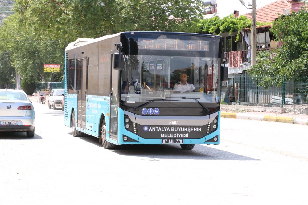 Antalya'da 29 Ekim'de toplu ulaşım ücretsiz