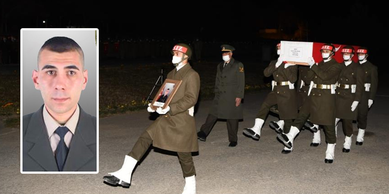 Şehit Uzman Çavuş Harun Çalışkan'ın naaşı dualarla memleketine uğurlandı