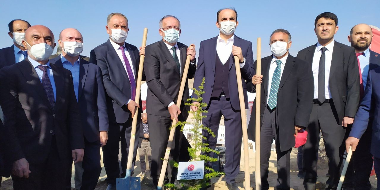 MHP'den Konya’da Devlet Bahçeli Hatıra Ormanı! 2 bin fidan toprakla buluştu