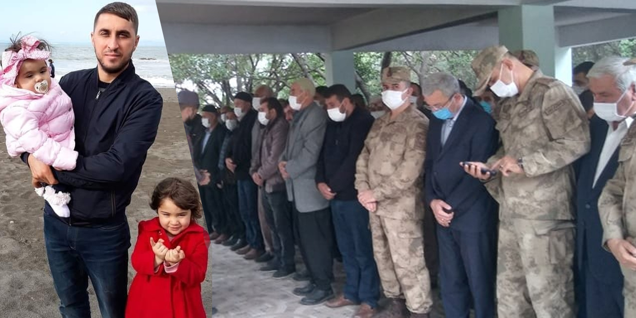 Devriye atarken kazada ölen güvenlik koruyucusu Mustafa Çetin dualarla toprağa verildi