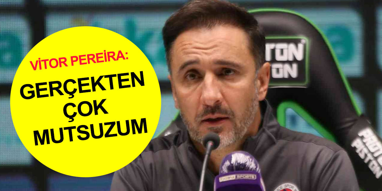 Fenerbahçe Teknik Direktörü Pereira Konyaspor maçını değerlendirdi