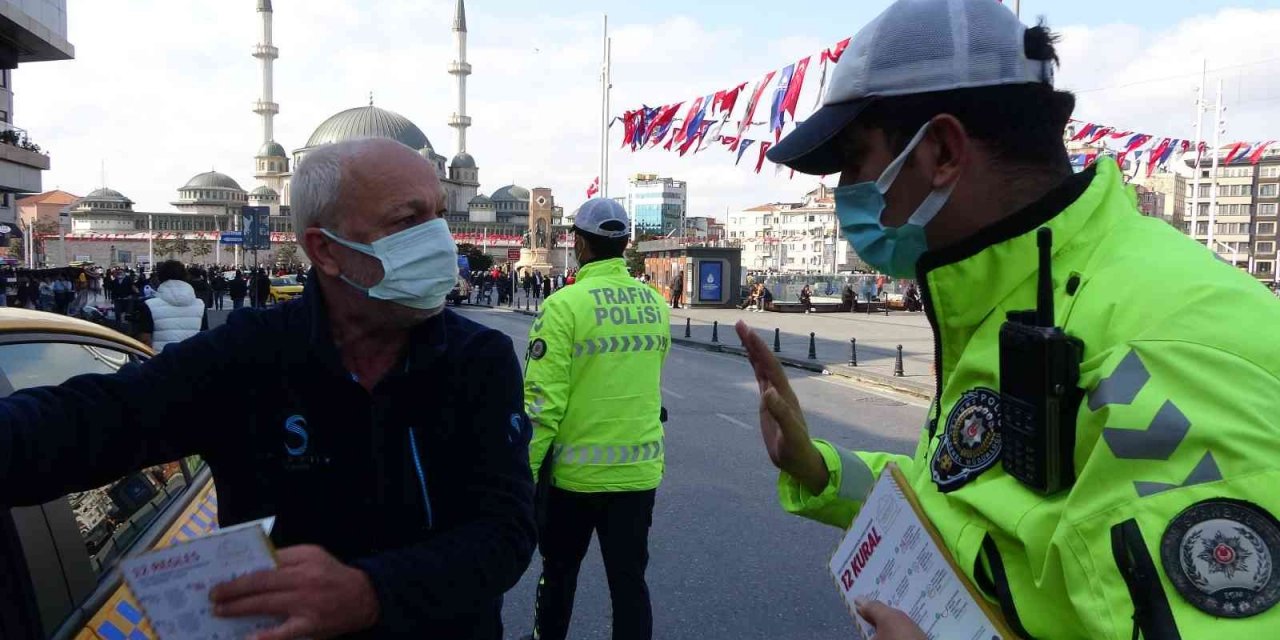 Taksicilere denetim! Ceza yiyen taksici isyan etti: Müşteri alsam suç almasam suç